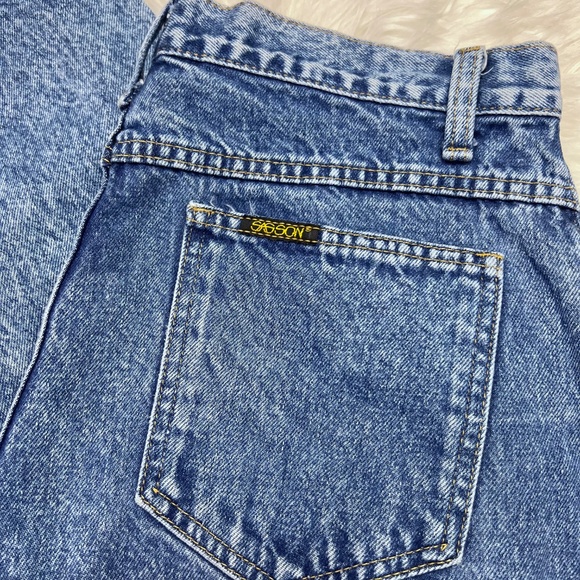 👖|•SASSON•| Vintage Super High Rise Tapered Leg Jeans W31 L30👖 - Picture 6 of 7
